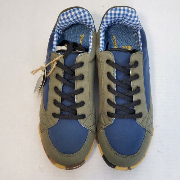 Terra Plana Worn Again Eco Friendly Shoes Blue Green US 8.5 Camo Sole Ra… - Picture 3 of 12